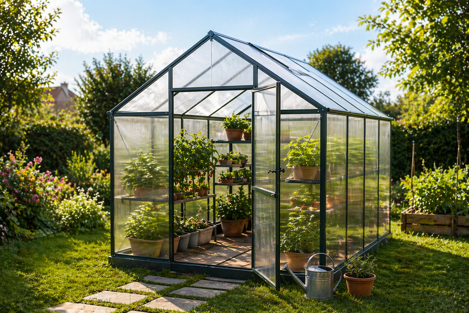 À qui s’adresse une serre de jardin en polycarbonate ?
