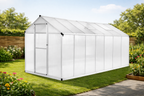 Serre de jardin Aluminium et Polycarbonate I 8m² I