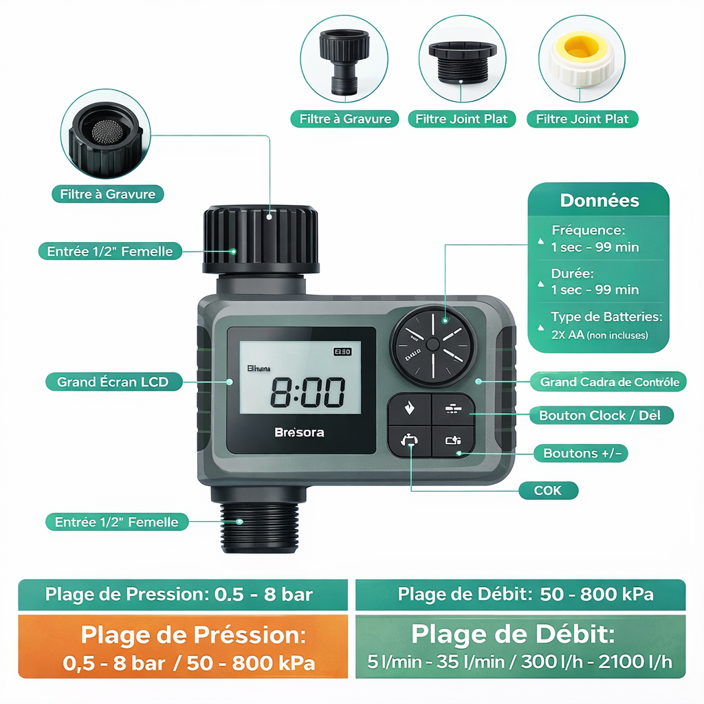 Programmateur d’arrosage automatique