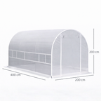 Serre Tunnel de Jardin I 8m² I
