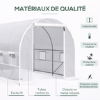 Serre Tunnel de Jardin I 8m² I