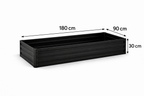 Jardinière rectangulaire en Acier