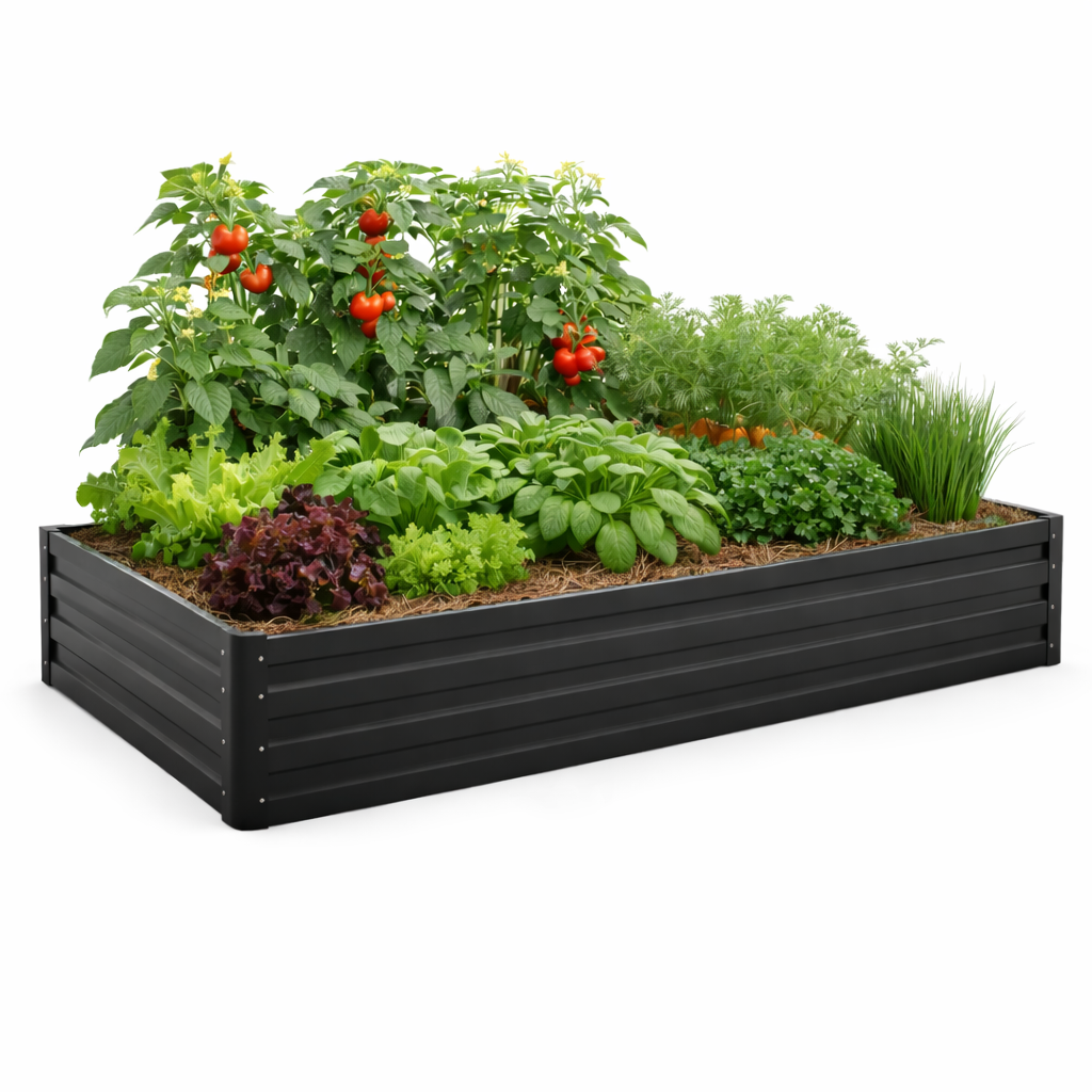 Jardinière rectangulaire en Acier