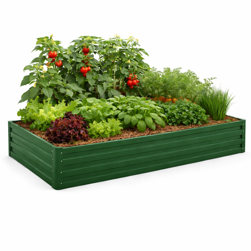 Jardinière rectangulaire en Acier