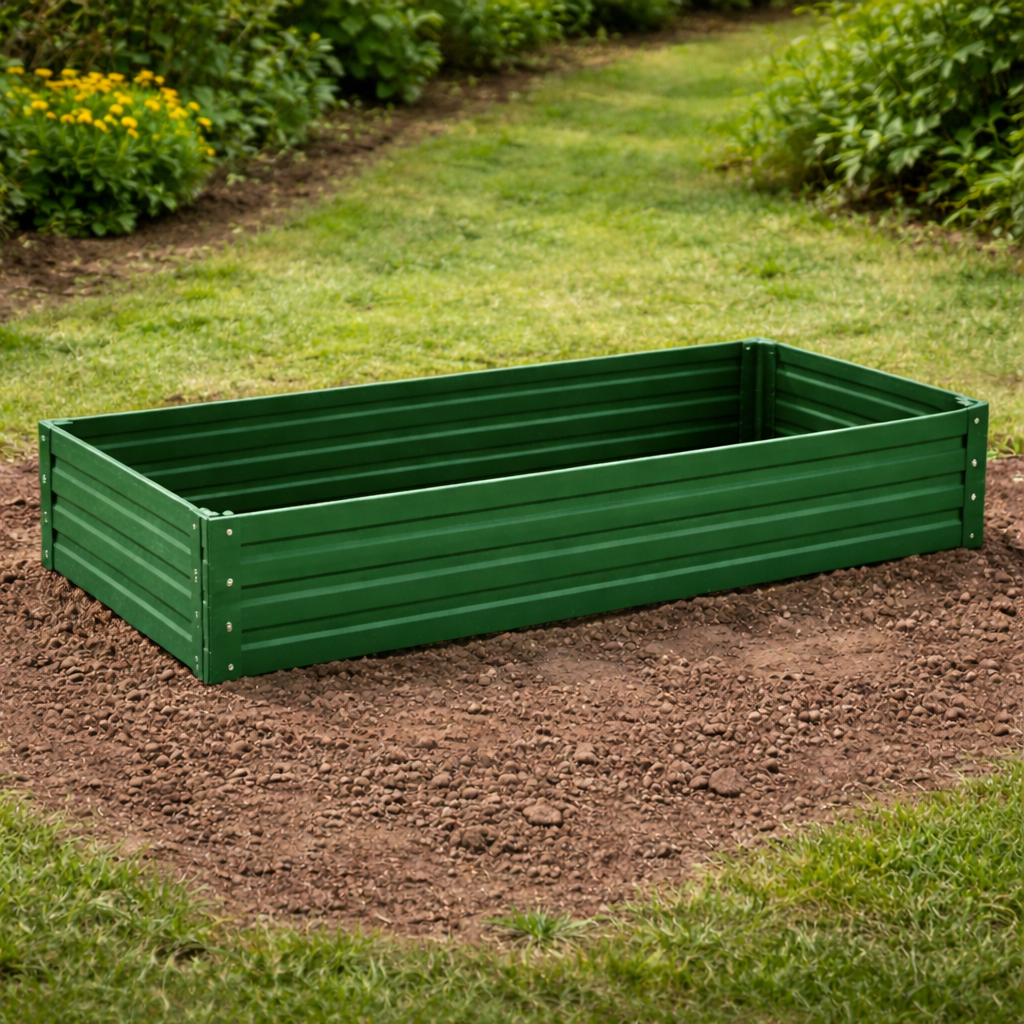 Jardinière rectangulaire en Acier